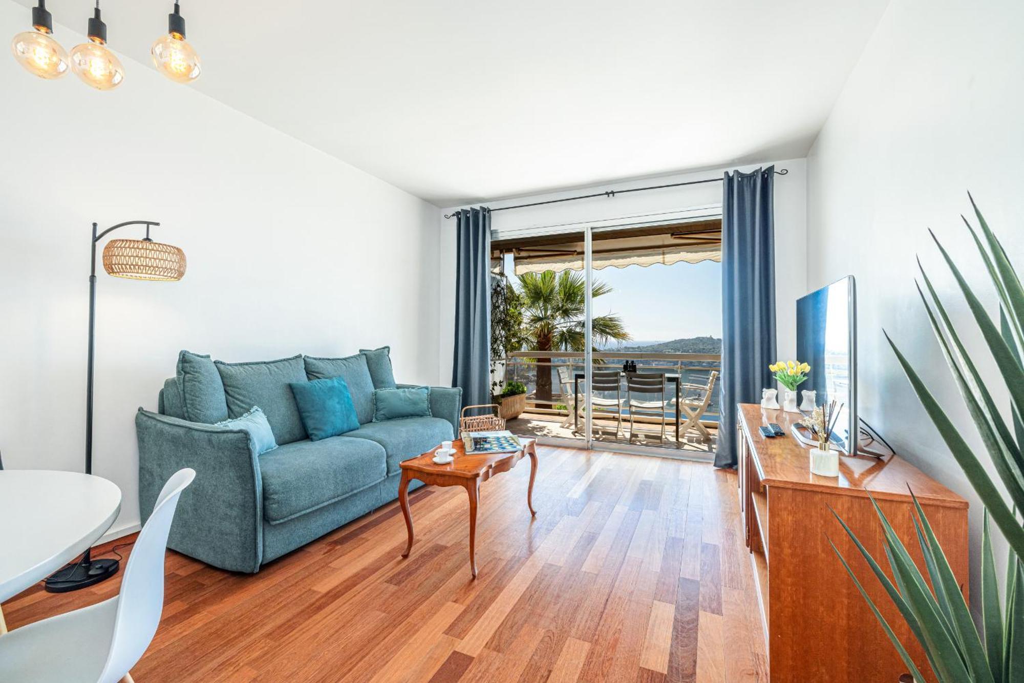 Extraordinary Sea View - 1 Bdr With Ac Leilighet Villefranche-sur-Mer Eksteriør bilde