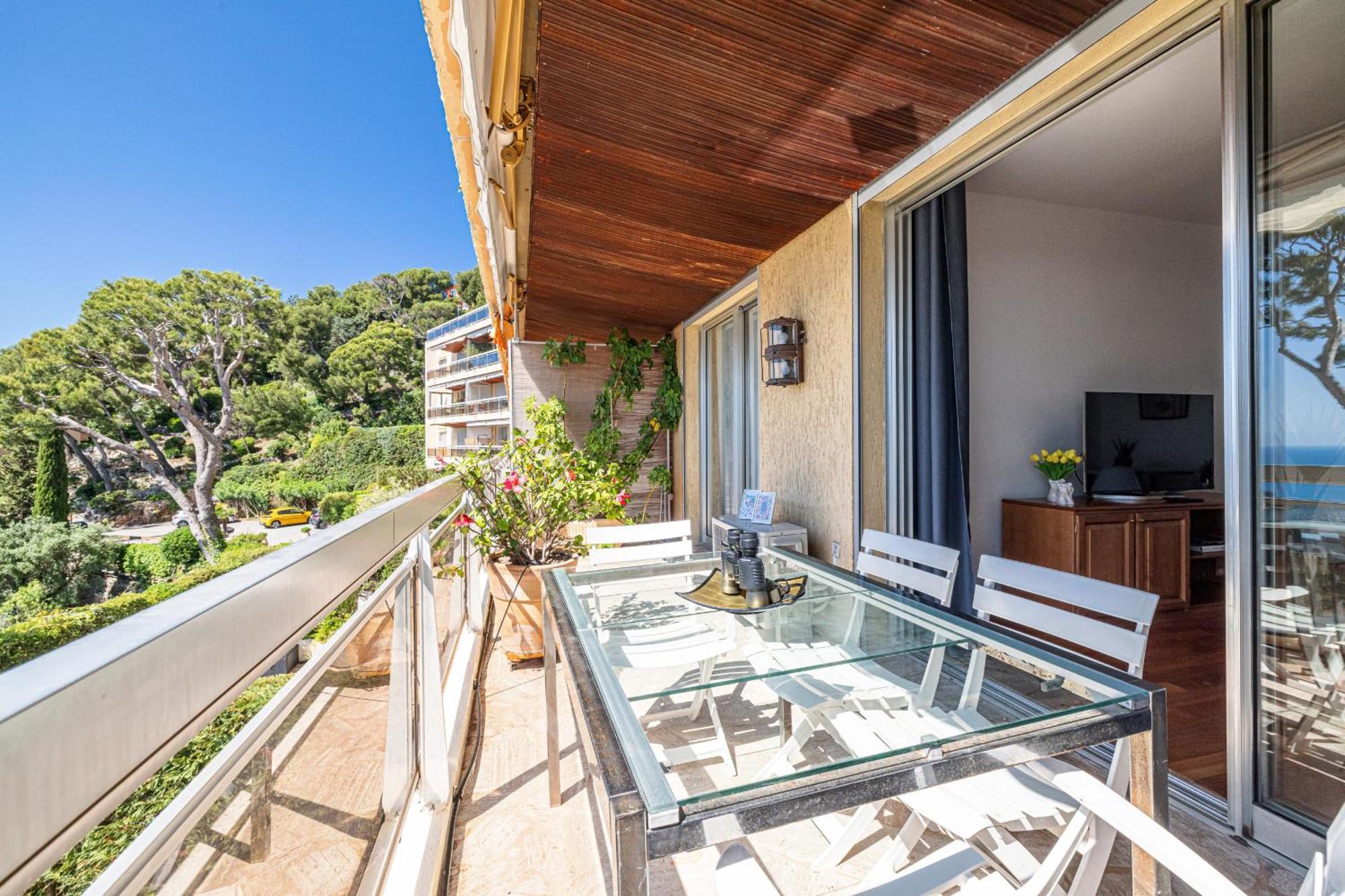 Extraordinary Sea View - 1 Bdr With Ac Leilighet Villefranche-sur-Mer Eksteriør bilde